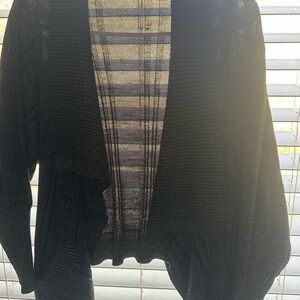 Rocawear Black and Gold Cardigan Sweater